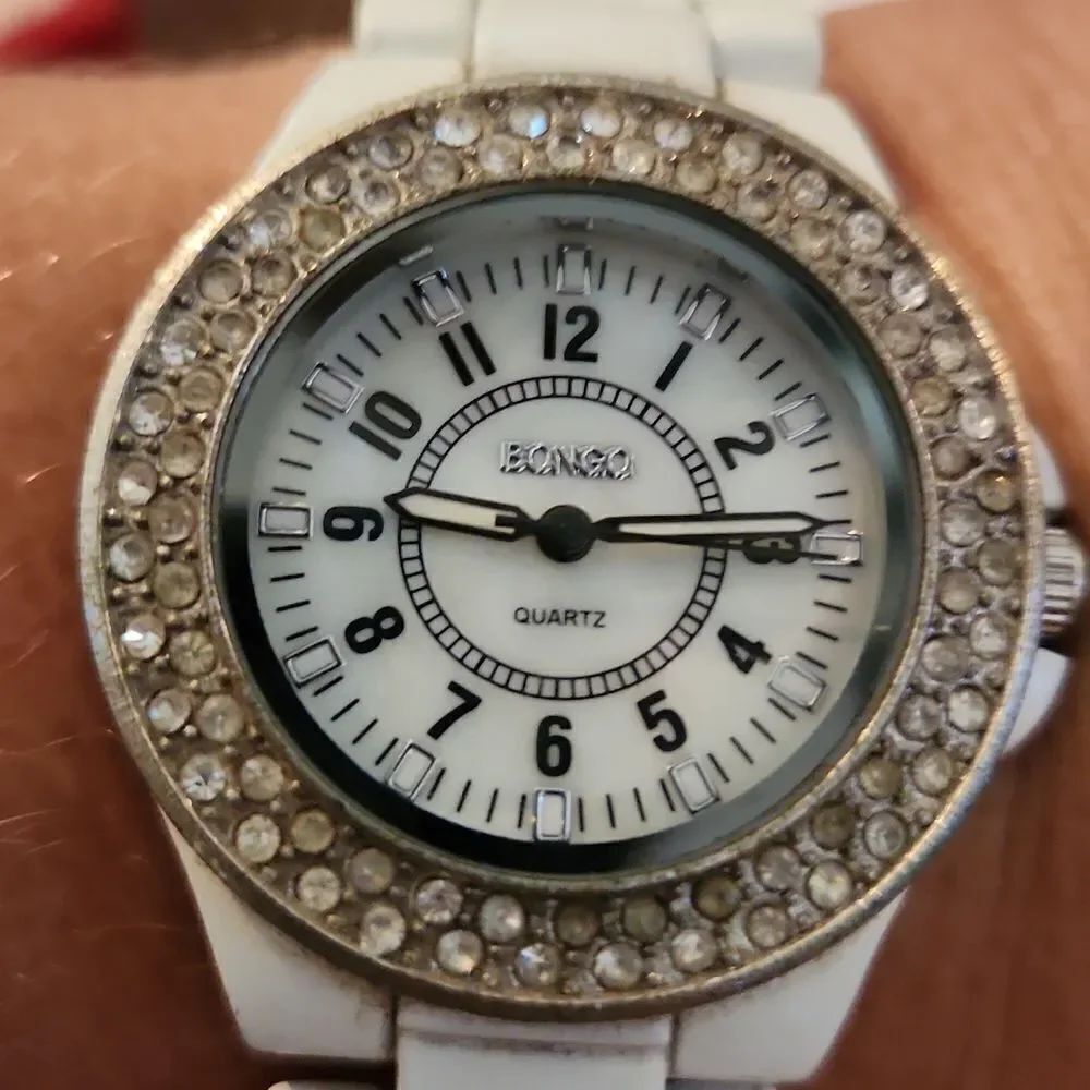 Bongo Quartz Rhinestone Accutime Watch Corp Watch